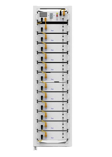 Sistem stocare energie Deye HV Battery BOS-G (20 kWh) complet echipata inclusiv suport pentru baterii - Nectaria Solar